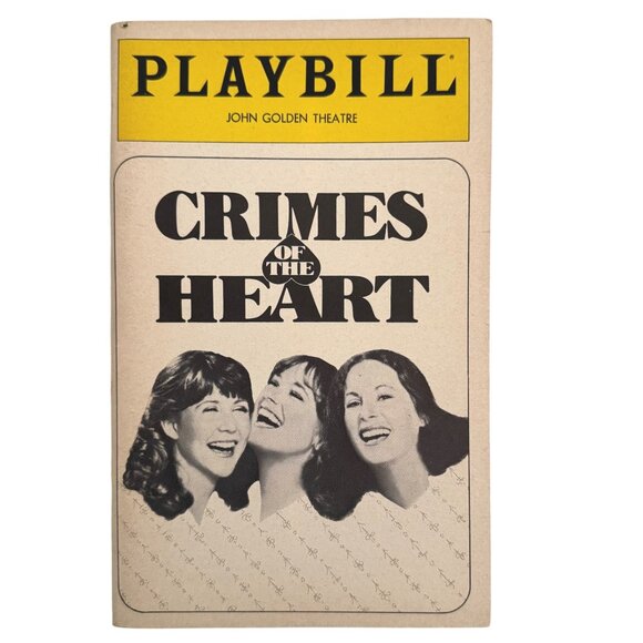 Crimes of the Heart Playbill Original Broadway Production 1981 Pulitzer Prize - Picture 1 of 10